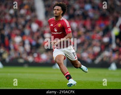 Manchester, Großbritannien. September 2024. Joshua Zirkzee von Manchester United während des Premier League-Spiels in Old Trafford, Manchester. Der Bildnachweis sollte lauten: Andrew Yates/Sportimage Credit: Sportimage Ltd/Alamy Live News Stockfoto