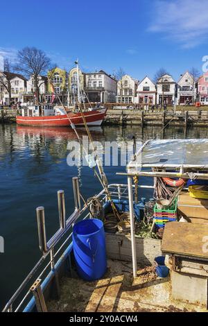 Der Alte Strom in Warnemünde Stockfoto