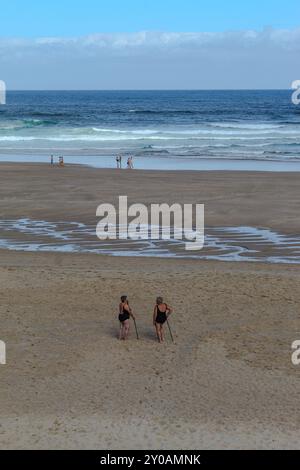 Valdoviño oder Ein Frouxeira-Strand, ein großer Platz zum Baden, Surfen, Bodyboarden und lange Spaziergänge Stockfoto