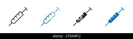 Spritzensymbol Linearvektorgrafik oder Symbolsatz für Web-App-ui Stock Vektor