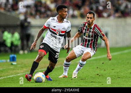 Rio De Janeiro, Brasilien. September 2024. 1. September 2024: Marcos Antonio Spieler im Spiel zwischen Fluminense gegen Sao Paulo bei der brasilianischen Meisterschaft, 25. Runde im Maracana Stadium Credit: Celso Pupo/FotoArena/Alamy Live News Stockfoto