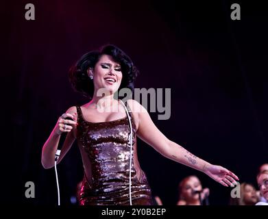 Raye Schlagzeilen beim Reading Festival Samstag, 24. August 2024 Stockfoto