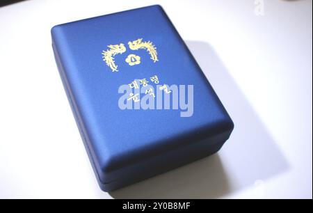 Seoul Metropolitan City, Provinz Gyeonggi, Republik Korea - 2. September 2024: President's Gift, Präsident Yoon Seokyeol der Republik Korea Stockfoto