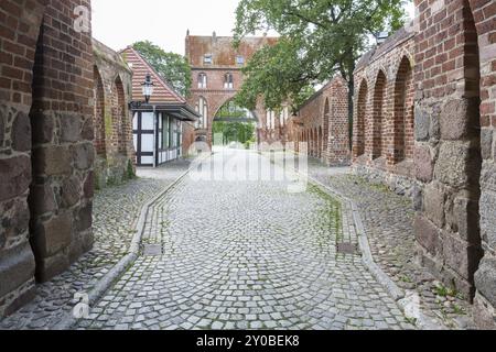 Das Stargarder Gate in Neubrandenburg Stockfoto