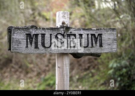 Wald- und Waldmuseum in Heidelbeck Stockfoto