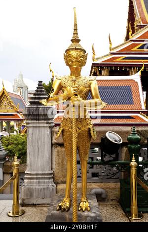 Schutzstatue im smaragdgrünen buddha-Tempel, bangkok, thailand Stockfoto