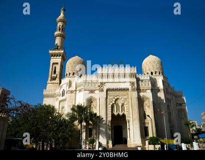 Sidi Mursi Abu al-Abbas Moschee in Alexandria, Ägypten. Stockfoto