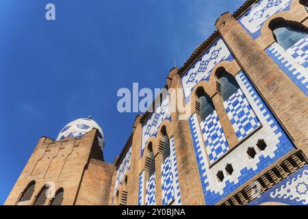 Ehemalige Stierkampfarena La Monumental in Barcelona, Spanien, Europa Stockfoto