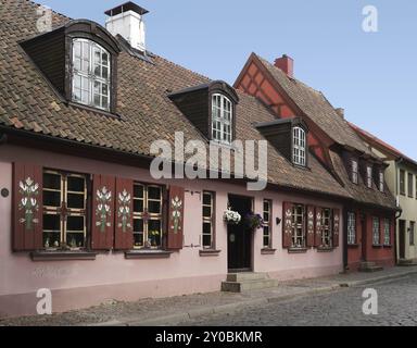 Die Altstadt von Klaipeda Stockfoto