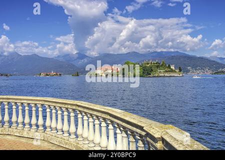 Isola Bella, Borromäische Inseln, Lago Maggiore, Piemont in Italien, Borromäische Inseln, Piemont in Italien Stockfoto