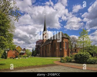 Papenburg Nikolaikirche, Papenburg Nikolaikirche 03 Stockfoto