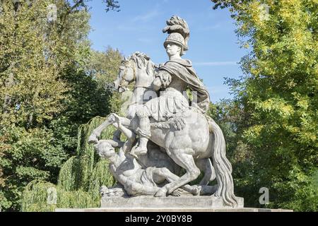 Sobieski Denkmal von Franciszek Pinck in Warschau Stockfoto