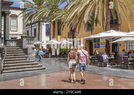 Plaza Hurtado de Mendoza, Triana, Las Palmas, Gran Canaria Kanarische Inseln, Spanien, Las Palmas de Gran Canaria, Gran Canaria, Kanarische Inseln, Spanien, EUR Stockfoto