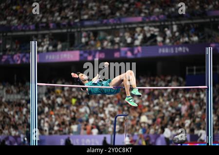 Saint Denis, Frankreich. September 2024. Illustration während des Hochsprungs im State de France am 1. September 2024 für die Paralympischen Spiele von Paris 2024. Foto: Tomas Stevens/ABACAPRESS. COM Credit: Abaca Press/Alamy Live News Stockfoto