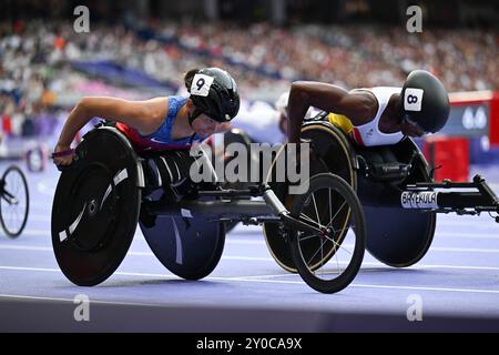 Saint Denis, Frankreich. September 2024. Illustration während des Athletismus-Wettbewerbs am 1. September 2024 für die Paralympischen Spiele von Paris 2024. Foto: Tomas Stevens/ABACAPRESS. COM Credit: Abaca Press/Alamy Live News Stockfoto