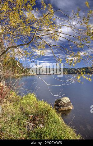 Der wunderschöne Chatcolet Lake im Heyburn State Park in der Nähe von Plummer, Idaho Stockfoto