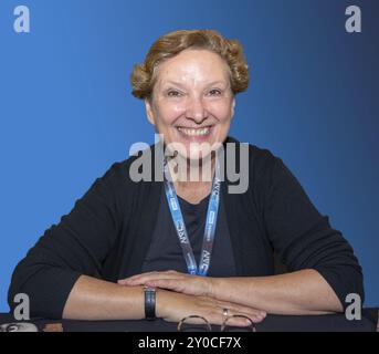FÜRTH, 22. September 2018: Susanna Bonasewicz (*1955, deutsche Sprecherin Bibi Blocksberg, Leia Organa in Star Wars) auf der Noris Force Con 5 Stockfoto