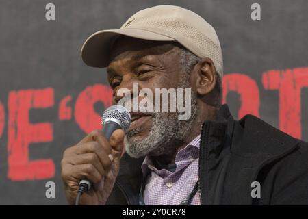 DORTMUND, 8. APRIL: Schauspieler Danny Glover (Lethal Weapon, SAW, Predator) im Weekend of Hell, einem zweitägigen Fankonvent mit Horror-Thema (April 7-8 2018) Stockfoto