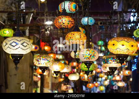 Türkische Laterns in Istanbul-Stadt, Turkiye Stockfoto