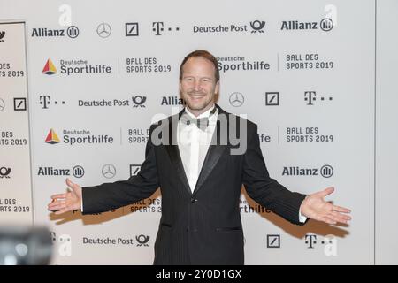 WIESBADEN, 2. Februar 2019: Alexander Leipold beim Ball des Sports 2019, Europa Stockfoto