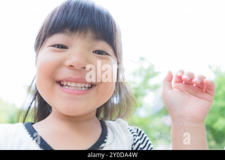 Ein japanisches Mädchen Stockfoto