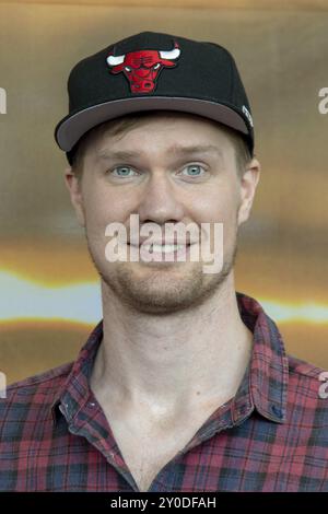 STUTTGART, 30. Juni 2018: Joonas Suotamo (Chewbacca, Star Wars) auf der Comic Con Germany Stuttgart, einer zweitägigen Fankonvention Stockfoto