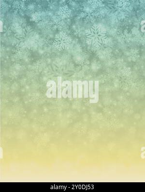 Weihnachtslicht mit Schneeflocken. Vektorhintergrund EPS 10. Stock Vektor