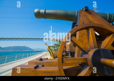 Choshu Gun im Mimosusogawa Park Stockfoto