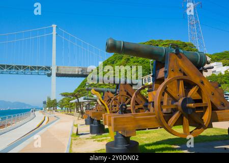 Choshu Gun im Mimosusogawa Park Stockfoto