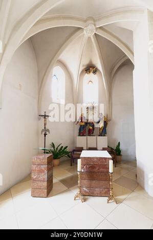 Eisenstadt, Burgenland, Österreich. Römisch-katholische Kathedrale St. Martin. Kapelle der Heiligen Familie Stockfoto