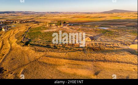 Numancia, keltiberische Bevölkerung, Cerro de la Muela, Garray, Provinz Soria, Autonome Gemeinschaft Castilla y Leon, Spanien, Europa Stockfoto