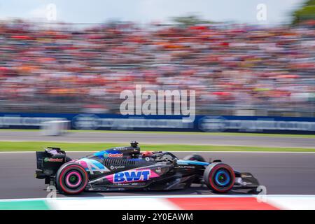 Esteban Ocon (Frankreich) fuhr das (31) BWT Alpine F1 Team A524 während der Formel 1 - Pirelli Gran Premio d'Italia 2024 - Rennen, Formel 1-Meisterschaft in Monza, Italien, 01. September 2024 Stockfoto