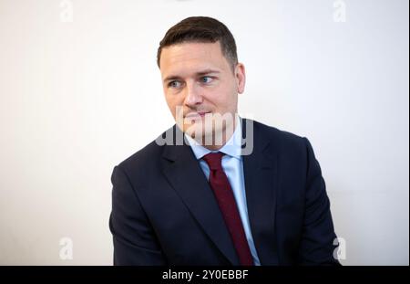 Wes Streeting ist derzeit Schattensekretär für Gesundheit und Soziales. Wesley Streeting ist ein britischer Labour-Parlamentsabgeordneter und war seit jeher nicht in der Lage Stockfoto