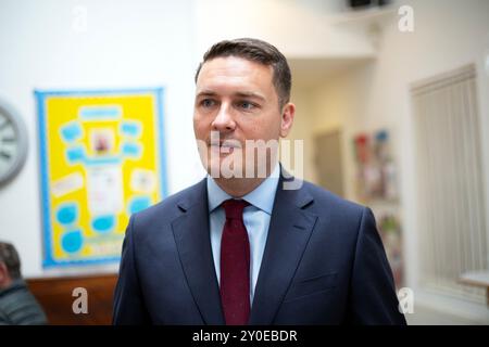 Wes Streeting ist derzeit Schattensekretär für Gesundheit und Soziales. Wesley Streeting ist ein britischer Labour-Parlamentsabgeordneter und war seit jeher nicht in der Lage Stockfoto