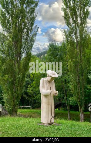 Mirandaola Park and Ironworks, Legazpi, Gipuzkoa, Baskenland, Spanien. Stockfoto