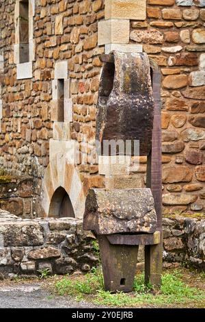 Mirandaola Park and Ironworks, Legazpi, Gipuzkoa, Baskenland, Spanien. Stockfoto