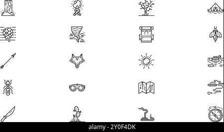 Hochwertige Vektor-Icons-Kollektion mit bearbeitbarem Strich. Ideal für professionelle und kreative Projekte. Stock Vektor