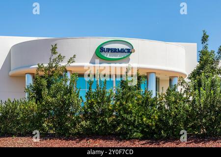 Supermicro Computer in San Jose Kalifornien USA Silicon Valley Stockfoto