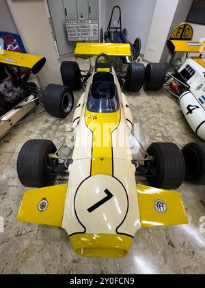 Ein Brabham BT30 Formel-2-Rennwagen aus dem Jahr 1970 im Argentine Automobile Club Museum in Buenos Aires in Argentinien. Stockfoto