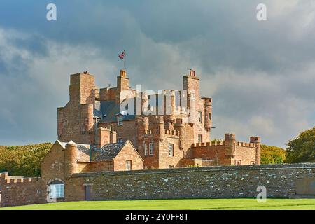 Castle of Mey Caithness Scotland das Gebäude im Spätsommer Stockfoto