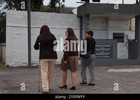 ZURÜCK ZUR SCHULE QUITO QUITO, Montag, 2. September 2024 mehr als 6700 Bildungseinrichtungen wie Colleges und Schulen kehren allmählich in den Unterricht in den Hochländern zurück Fotos API Rolando Enriquez Quito Pichincha Ecuador EDU RETORNO CLASES QUITO b1f9a3d59710278b8b48d7222e47ca5a Copyright: XROLANDOxENRIQUEZx Stockfoto