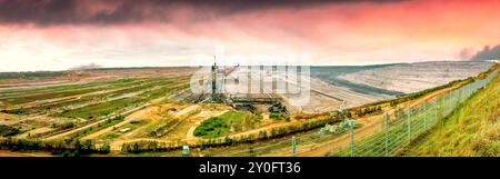Tagebau Hambach, Deutschland Stockfoto
