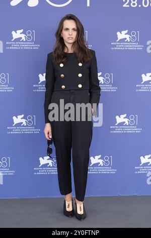 Venedig, Italien. September 2024. Sara Serraiocco nimmt am 2. September 2024 am 81. Internationalen Filmfestival von Venedig in Venedig Teil. (Foto: Gian Mattia D'Alberto/LaPresse) Credit: LaPresse/Alamy Live News Stockfoto