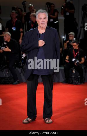 Venedig Lido, Italien. September 2024. Amos Gitai nimmt am 81. Internationalen Filmfestival Venedig am 1. September 2024 in Venedig Teil. (Foto: Daniele Cifala/NurPhoto) Credit: NurPhoto SRL/Alamy Live News Stockfoto