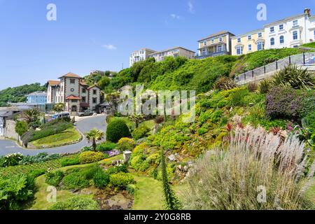 Isle of Wight Ventnor - Ventnor St Augustine Villa gegenüber von Kaskaden Gärten auf Shore Hill Ventnor Isle of Wight England Großbritannien GB Europa Stockfoto