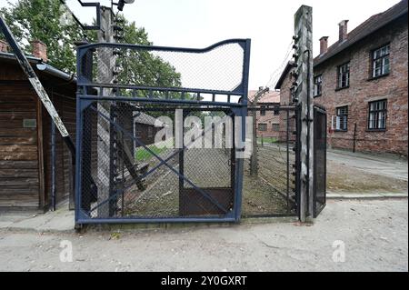 Konzentrationslager Auschwitz. Stockfoto