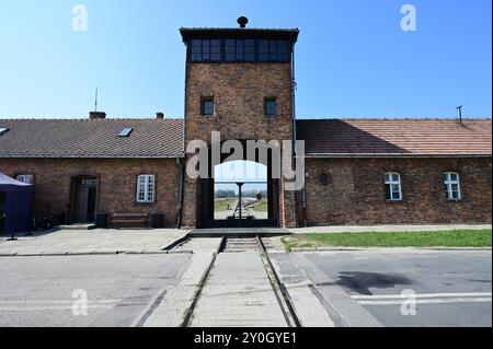 Auschwitz II-Birkenau bei Krakau in Polen. Stockfoto