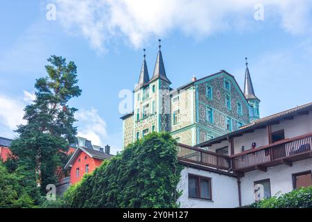Passau: Glasscherbenvilla oder Ostuzzi Villa in Niederbayern, Niederbayern, Bayern, Deutschland Stockfoto