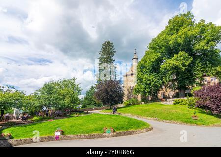 Attendorn: Schloss Schnellenberg im Sauerland, Nordrhein-Westfalen, Deutschland Stockfoto