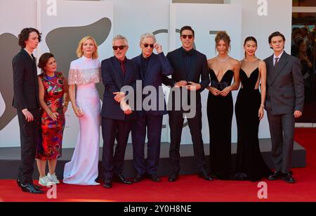 81. Venedig Filmfestival in Venedig, Italien, am 30. August 2024. Premiere von „Disclaimer“ Kodi Smit-McPhee, Gast, Cate Blanchett, Alfonso Cuarón, Kevin Kline, Sacha Baron Cohen, Leila George D'Onofrio, Jung Ho-yeon und Louis Partridge - 20240830 PD8263 Stockfoto